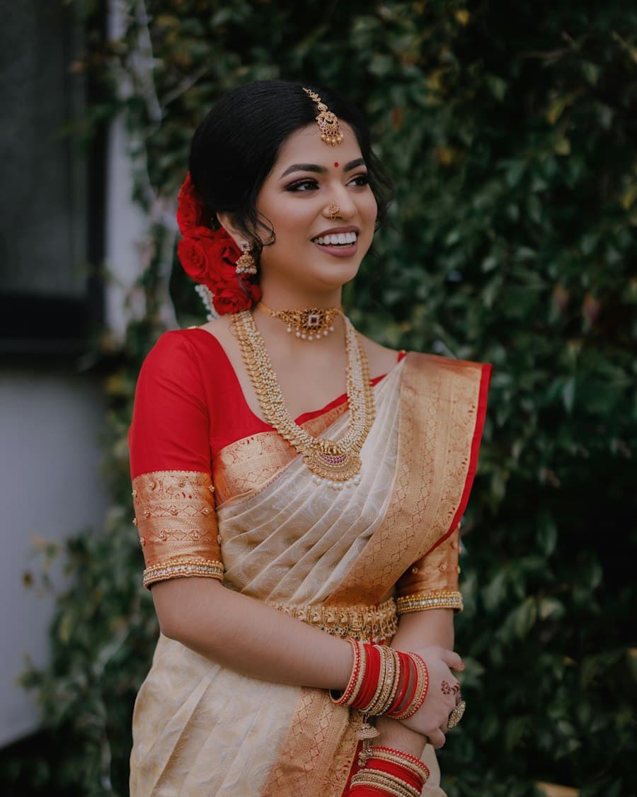 Teal Banarasi Silk Saree with Gold Buti